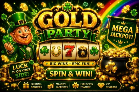 Gold Party Banner 1 set1
